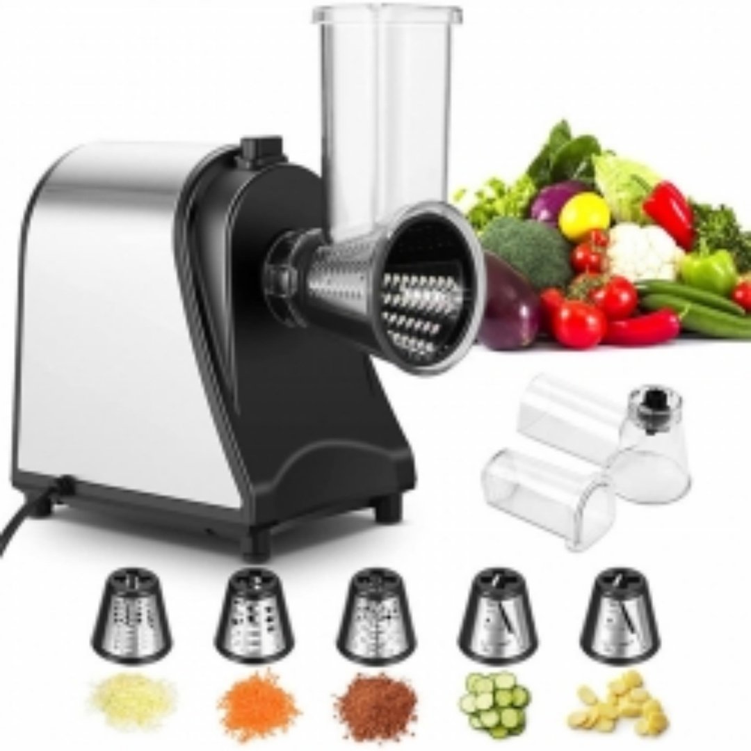 1000W Electric Vegetable Grater & Slicer - Image 7